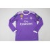 Real Madrid 16/17 Away Purple Long Sleeve Soccer Jersey